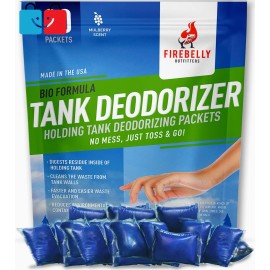 Firebelly Outfitters RV Holding Tank Deodorizer, Septic Tank Treatment, 20 Packets, Odor Eliminator