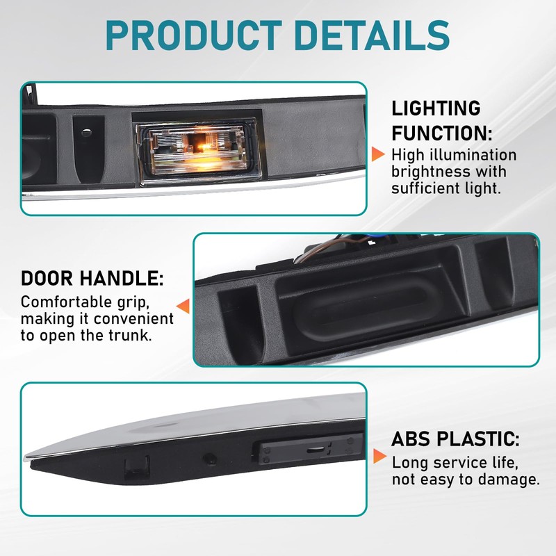 Car Rear Trunk Lid Release Tailgate Opening Switch Compatible with