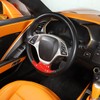 Steering Wheel Decorative Cover Trim ABS 1PCS Compatible with Corvette