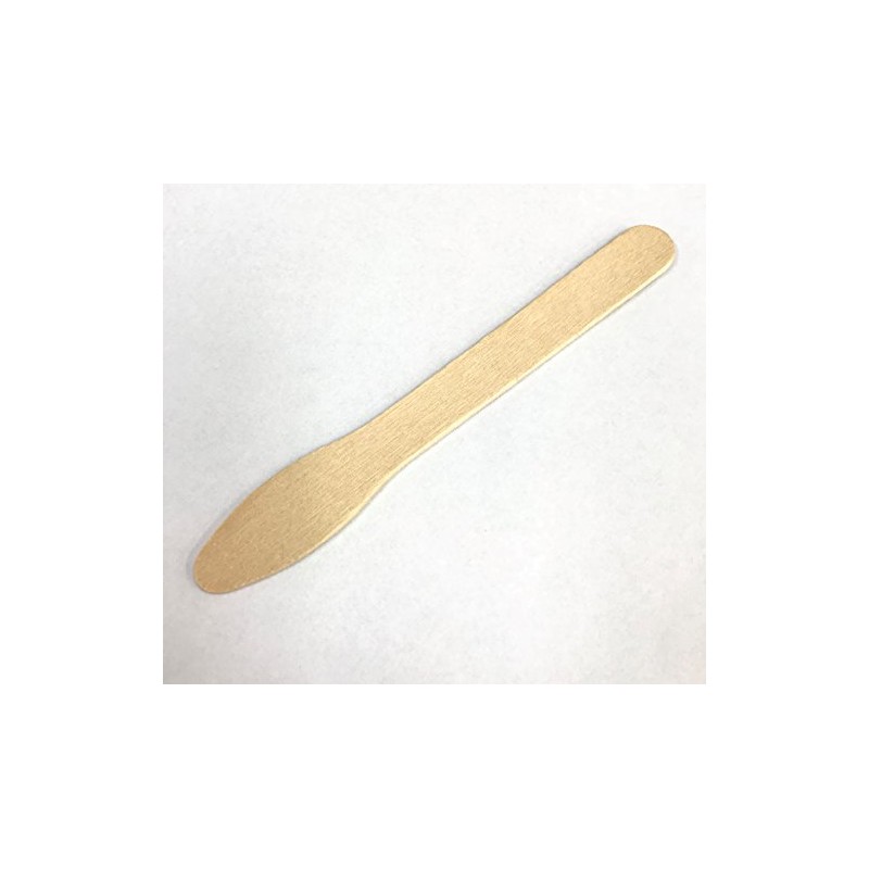 Wooden Ice Spoon 12.5 cm Paper Wrapped 6 Row (300 Pieces)