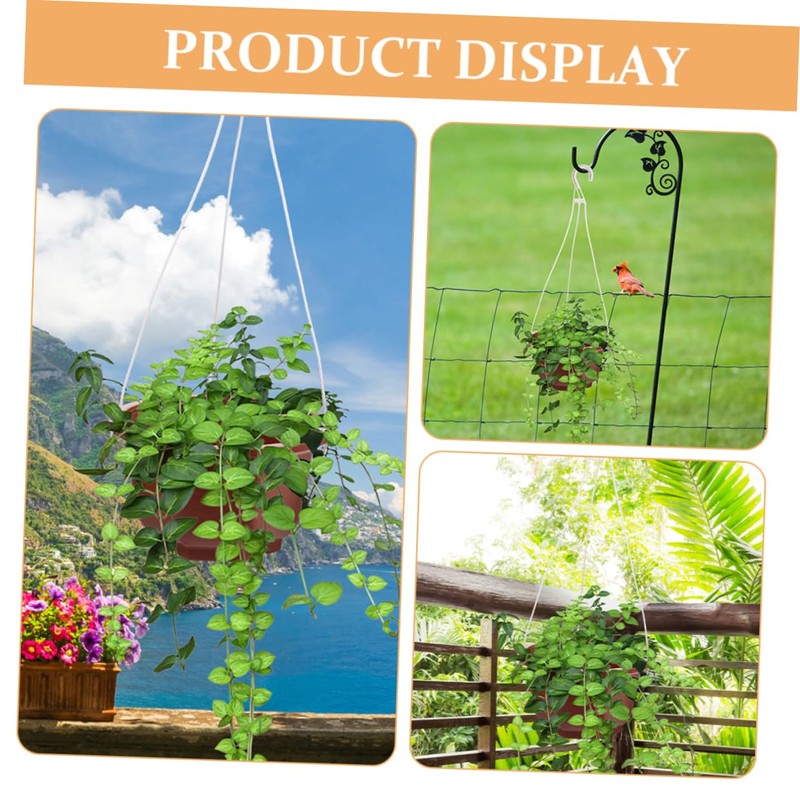 Alipis 20pcs Hanging Flower Pot Hook Hooks Plants Planter Hanger