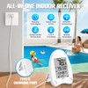 FirstE Solar Wireless Pool Thermometer with Dynamic Light Show |
