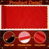 Tinideya Red Carpet Runner with Light for Events Red Fabric