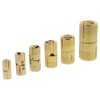 ToniTec Drill-in Hinge Invisible Exact Cylinder Hinge Furniture Hinge Brass