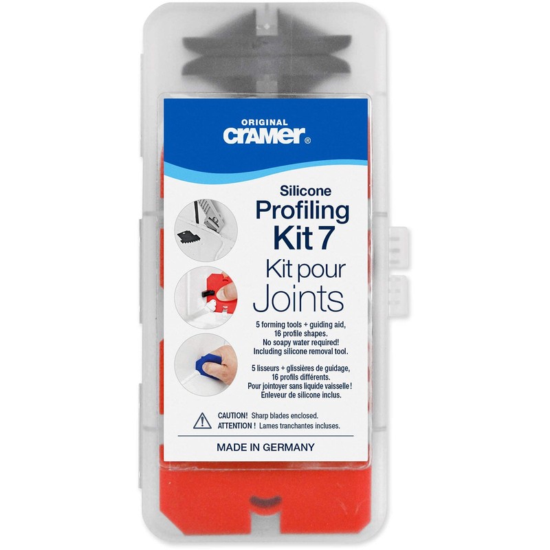 Cramer 40407US Silicone Profiling Kit7 – professional Caulking Tool Kit