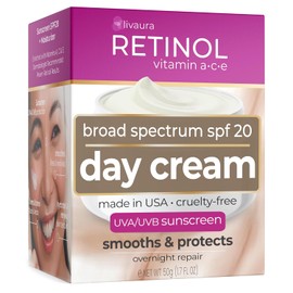 Retinol Skincare LdeL Cosmetics Day Cream with SPF 20 2.25 oz by Skincare LdeL Cosmetics