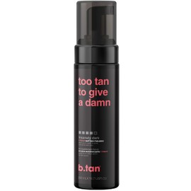 B.TAN b.tan Ultra Dark Self Tanner Mousse | Too Tan - Best, 1 Hour Express Sunless Tanning Foam, Gold Bronzing Glow, No Fake Tan Smell, Face & Body, Vegan, Cruelty & Paraben Free, 6.7 Fl Oz