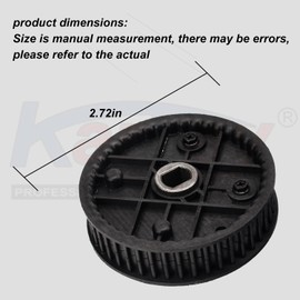 2 Pcs 121-9100 Sprocket for Toro 30" Time Master Exmark Commercial 30 Walk-Behind ECS180CKA30000, Replaces 120-1920, 120-7042