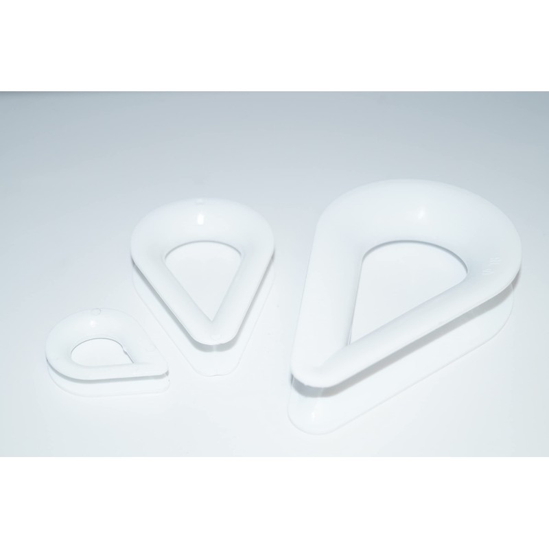 Plastic Thimble 4 mm Pack of 50 Nylon Thimble for