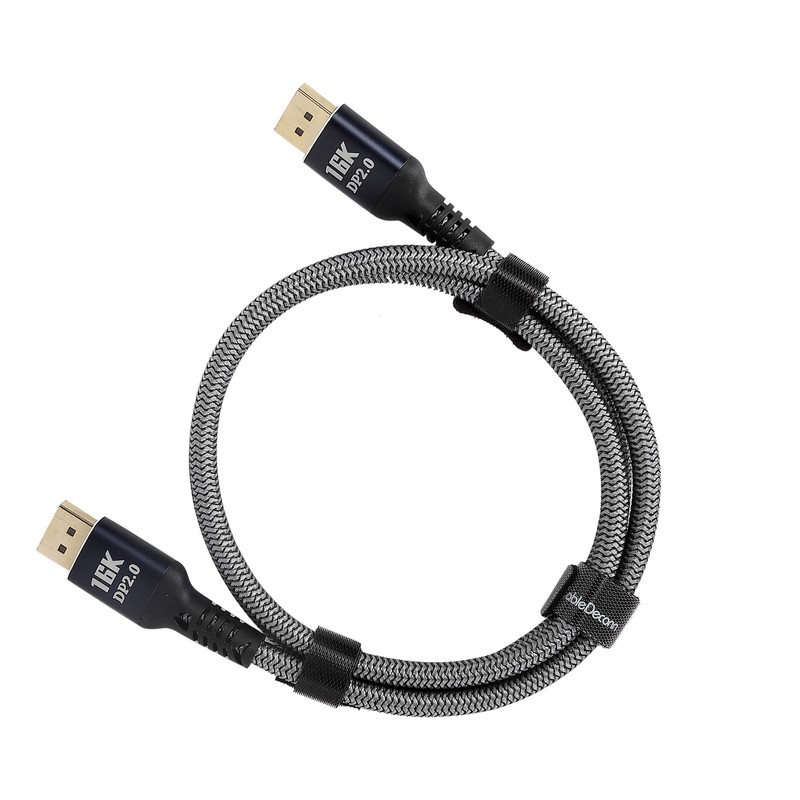 Displayport 2.0 Cable DVI HD Adapter Line 16K at 60Hz