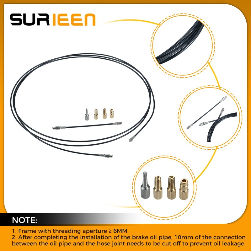 SURIEEN Bike Internal Cable Routing Kit, Bicycle Cable Routing Tool,