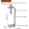 Stainless Steel C Clamps Small 5 Inch for Mounting, Heavy