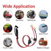 JY 2m 14AWG SAE to O Ring Battery Cable Tender