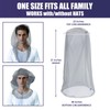 Head Net with Drawstring - 522 Ultra Fine Holes, 19"×21"