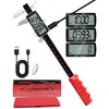 GODESON 8" Digital Caliper, 0.001" Precision Rechargeable Vernier Caliper -