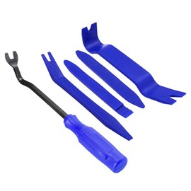 Riloer 5 pieces car tools, car trim removal tool kit, panel, door lock, car dashboard remover set