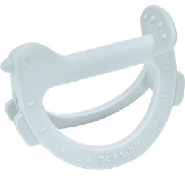 MOYUUM Swing Bird Teether, Baby Gift for Newborn, Roly Poly Toy, Pack of 1 (Blue)