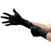 Microflex MK-296-XXL-Box Midknight Exam Gloves, PF Nitrile, Textured, Black, XXL