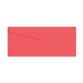 Rocket Red Bright Color #10 Envelopes - Great for Mailing Letters, Business Memos, Invitations, Invoices, Bills | 4 1/8" x 9 1/2" | 50 Envelopes