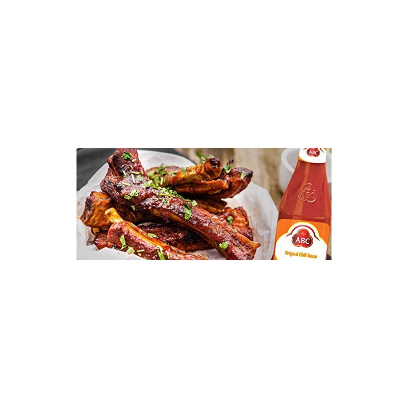 ABC Original Sambal Chili Sauce, Spicy Hot, Indonesian Dipping BBQ,