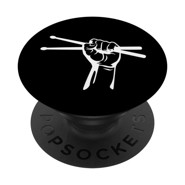 Drumsticks Hand Drummer Drummer Drum Kit PopSockets with Interchangeable PopGrip