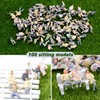 MEJOSER 100 Model Railway Figures H0 1:87 Sitting Figures Model