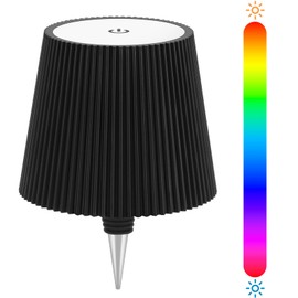 YANHUIUX Wireless Bottle Lamp, RGB Modes & 3 Color Wine Bottle Lights with 2800 mAh Battery, Touch Dimming Wireless lamp, Portable Rechargeable LED Desk Lamp for Bedroom, Restaurant, Bar (1PCS)