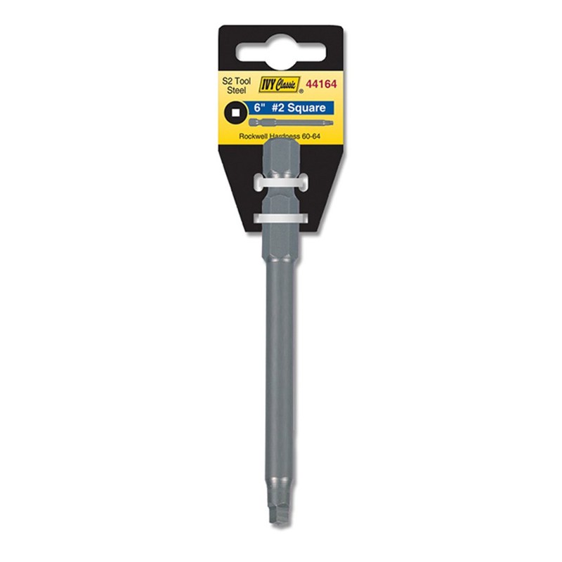 IVY Classic 44164 6-Inch #2 Square Power Bit, Impact Plus,