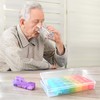 Pasking 2Pcs Extra Large Weekly Pill Boxes Organisers - XL