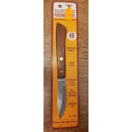 Ranchero Paring Knife ~ Vintage MCM ~ Wood Handle ~ 2.5” Blade ~ JapanNo. 39300