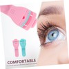 Outanaya 2pcs Eyelash Curler Tool Plastic Eye Lash Clip Rubber