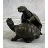 Original Milo Bronze Sculpture Signed Sea Turtle Artwork Ancient Mariner