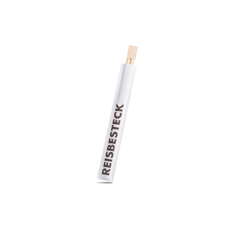 Reishunger Rice Cutlery, Disposable Bamboo Chopsticks, 21 cm (50 Pairs)