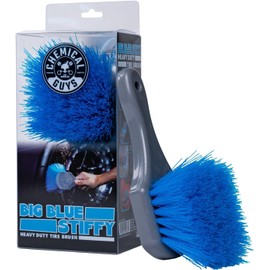 Chemical Guys Big Blue Stiffy Cepillo de Limpieza de neumáticos y tapicerías (Seguro para Coches, Camiones, todoterrenos, caravanas, Motocicletas y más) Azul