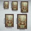 24x36 Wood Grain Gold Frame Small Loving Acts Quote for