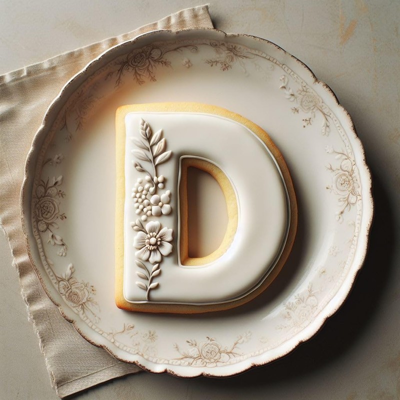 Alphabet Letter D 3 Inch Cookie Cutter from The Cookie