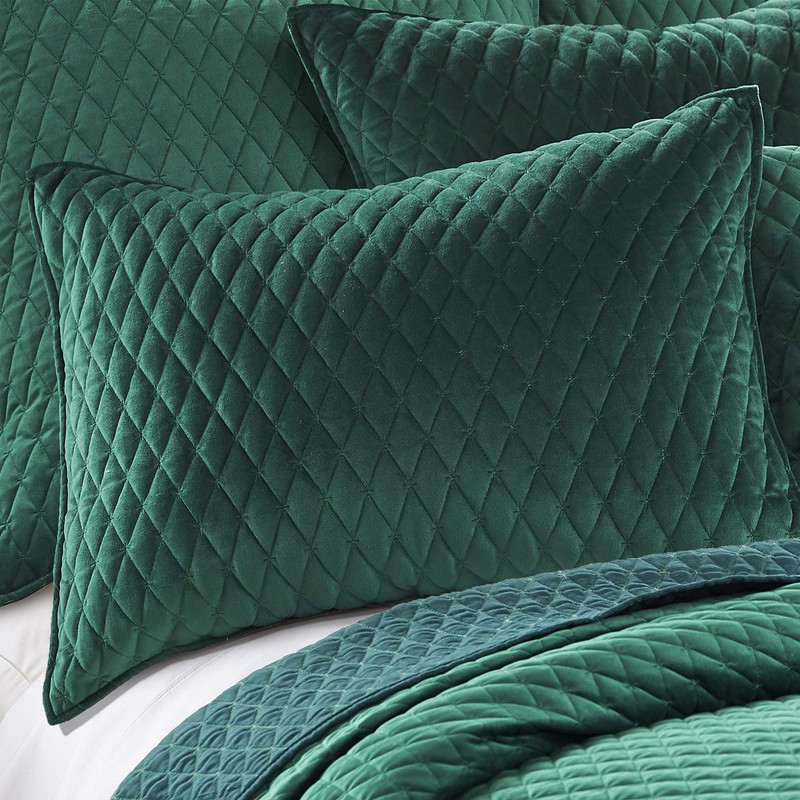 Levtex Home - Empire Full/Queen Quilt - Emerald Green -