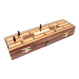 Gamekeepers Cottage gifts Clays 100 Wooden Cribbage Board with Playing Cards & FREE ENGRAVING 75