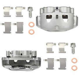 BRAKEUS Brake Caliper Compatible with 11-17 for Chevy Silverado 2500 HD,11-17 for Chevy Silverado 3500 HD,16-17 for Chevy Suburban 3500 HD,11-17 for GMC Sierra 2500 HD,11-17 for GMC Sierra 3500 HD