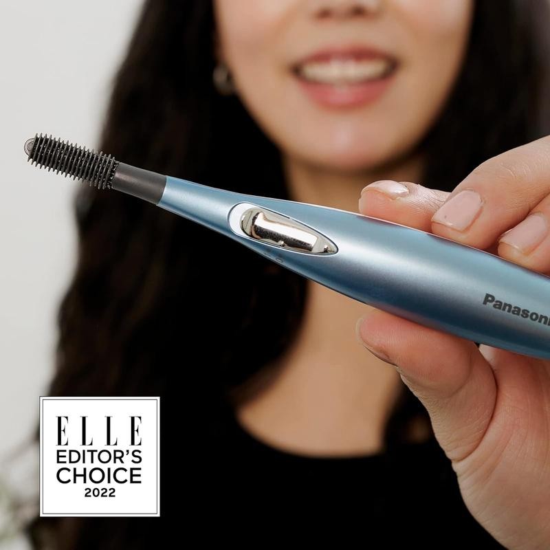 Panasonic Heated Eyelash Curler Comb With Non-Stick Silicone, Wand-Style -
