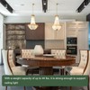 YOKIVE 2pcs Pendant Light Fixture Chain Hanging Chain Adjustable Hanging