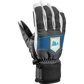 LEKI Kids Patrol 3D Gloves, Graphite Teal, EU 6