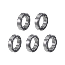 sourcing map Pack of 5 Deep Groove Ball Bearings Double Sealed 6804-2RS 20 mm x 32 mm x 7 mm Chrome Steel P6 (ABEC3)