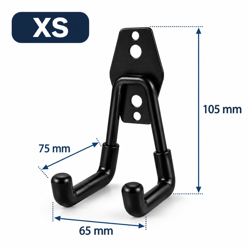 Heavy Duty Wall Mount Hook for Garage Storage – Iron