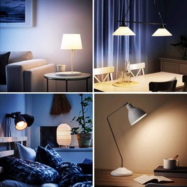 ILC E12 LED Light Bulbs (40w Equivalent) 5W, Color Changing RGB, A15 Small Base Candelabra Round Light Bulb, Candle Base, 2700K Warm White 12 Colors 2 Modes Timing with Remote Control (4 Pack)