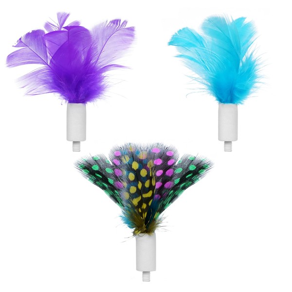 Bojafa Cat Toy Replaceable Pop-Up Feather Toys Accessories