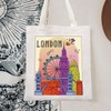 TOBGBE London Tote Bag London Travel Bag Handbag Week Trip
