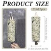 CRASPIRE 2Pcs Green Leaves Plastic Grocery Bag Holder with 4Pcs