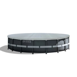 Intex® Intex 18' Ft Round 28041E Swimming Pool Cover for Ultra Frame Pools