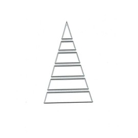 Triangular Stacking Metal Die Cuts,Wedding Frame Geometry Cutting Dies Cut Stencils for DIY Scrapbooking Photo Decorative Embossing Paper Dies for Scrapbooking Card Making